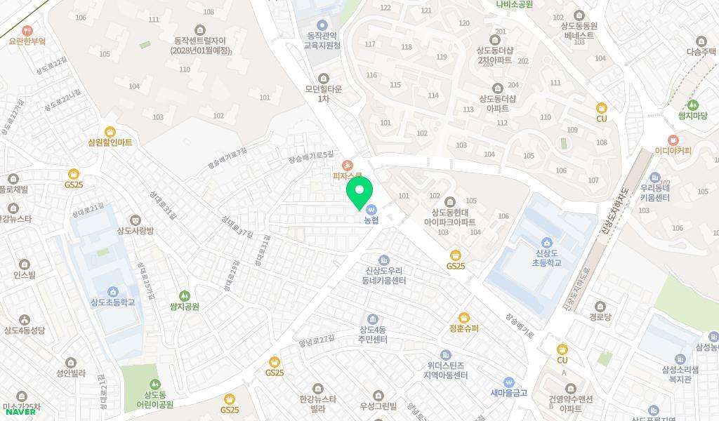 구립샛별어린이집 위치 지도