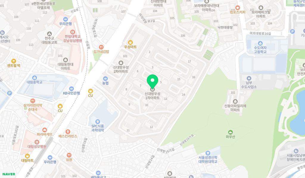예영어린이집 위치 지도