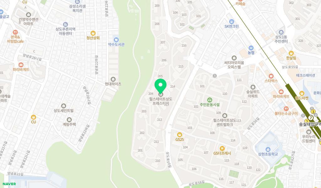 프레스티지어린이집 위치 지도