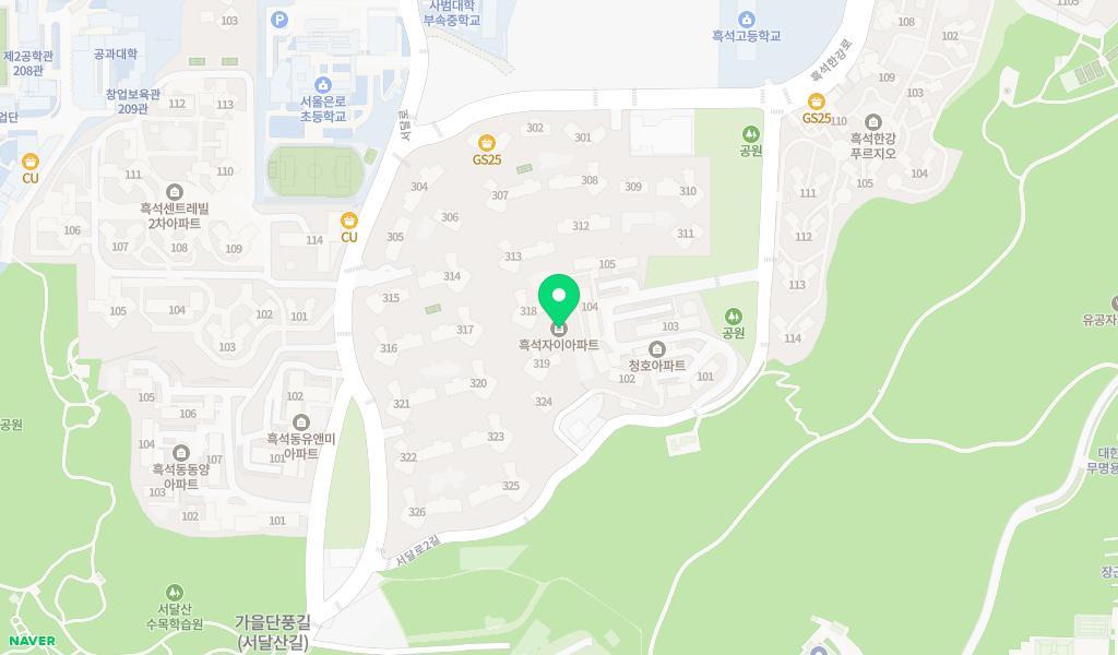 구립곰돌이어린이집 위치 지도