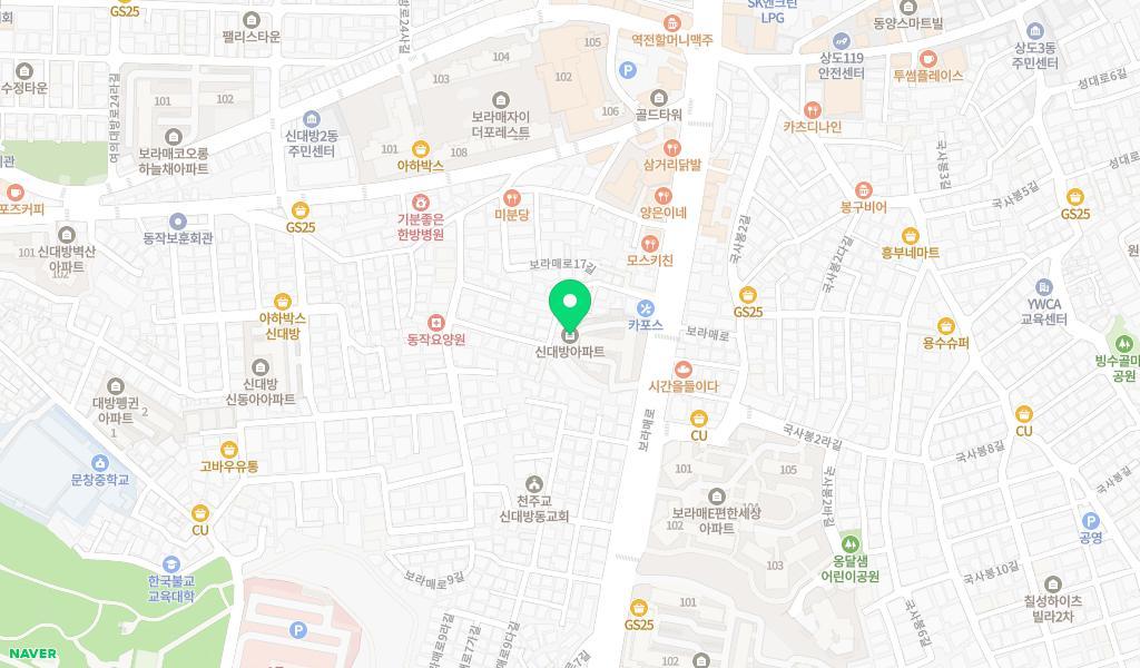 사랑어린이집 위치 지도