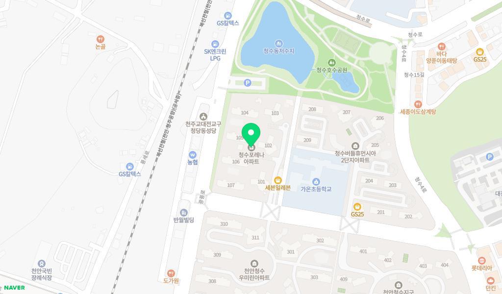 새콤달콤어린이집 위치 지도