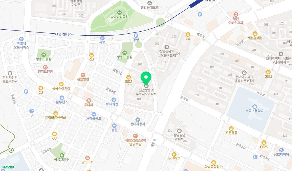 푸른어린이집 위치 지도