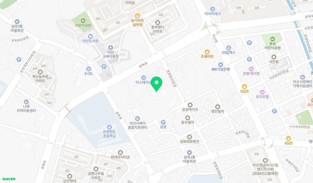 사회복지법인파란나라어린이집 위치 지도