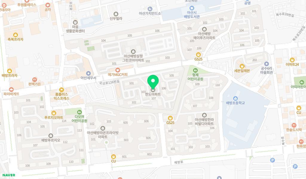 쥬피터 어린이집 위치 지도