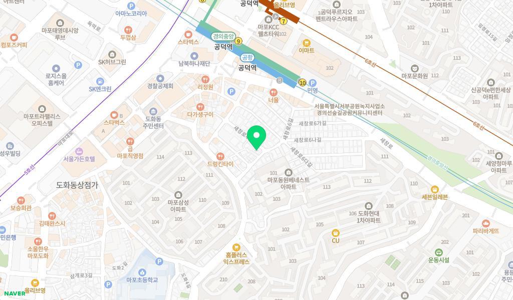 도화어린이집 위치 지도