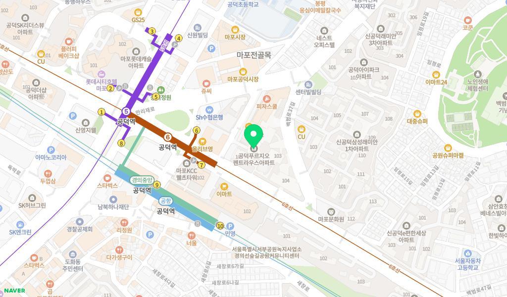 누리꿈어린이집 위치 지도