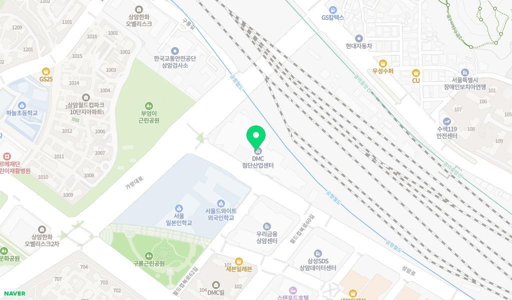 상암햇살어린이집 위치 지도
