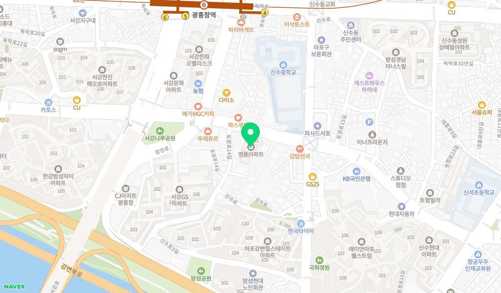 영풍키즈어린이집 위치 지도