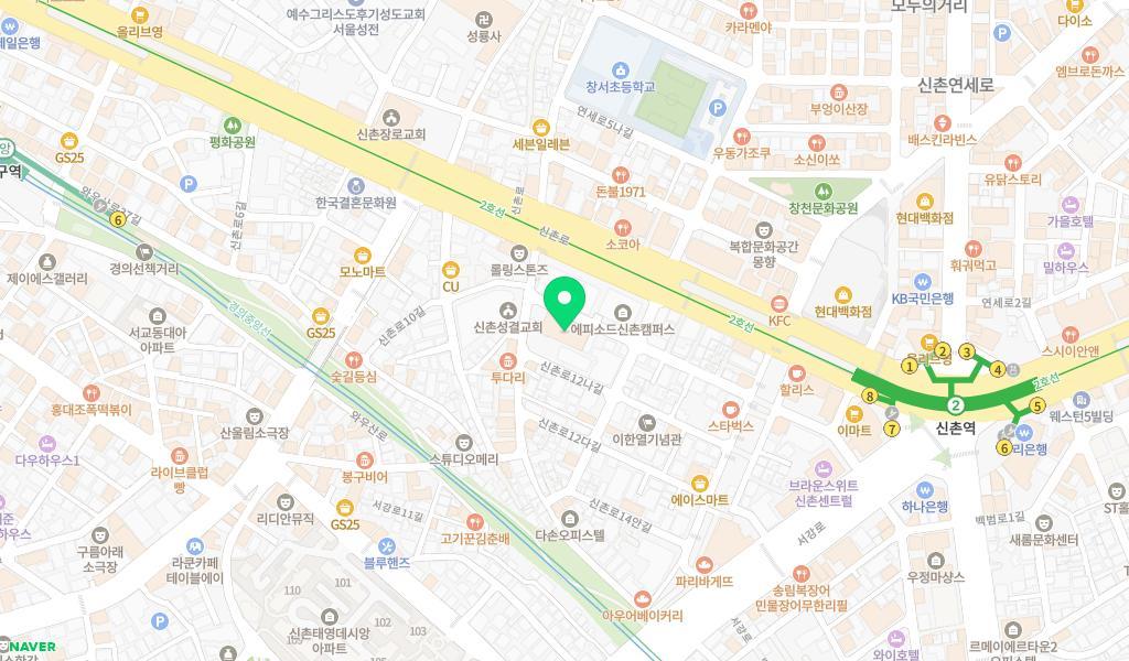 구립 키움어린이집 위치 지도