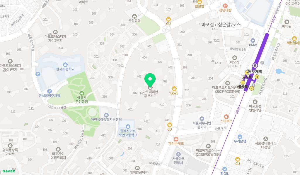 토리어린이집 위치 지도