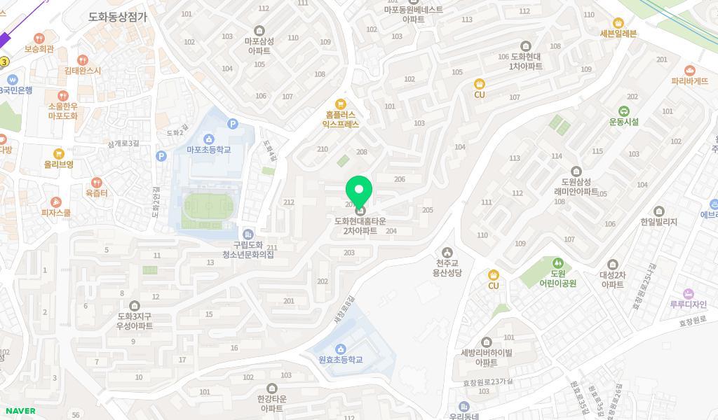 현대홈타운어린이집 위치 지도