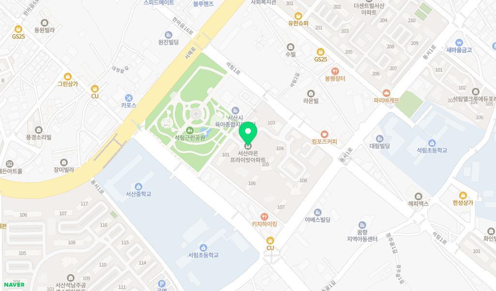 시립라온어린이집 위치 지도
