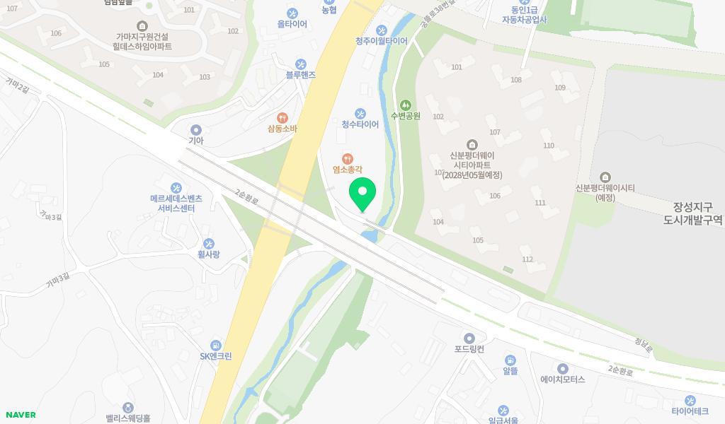 남청주어린이집 위치 지도