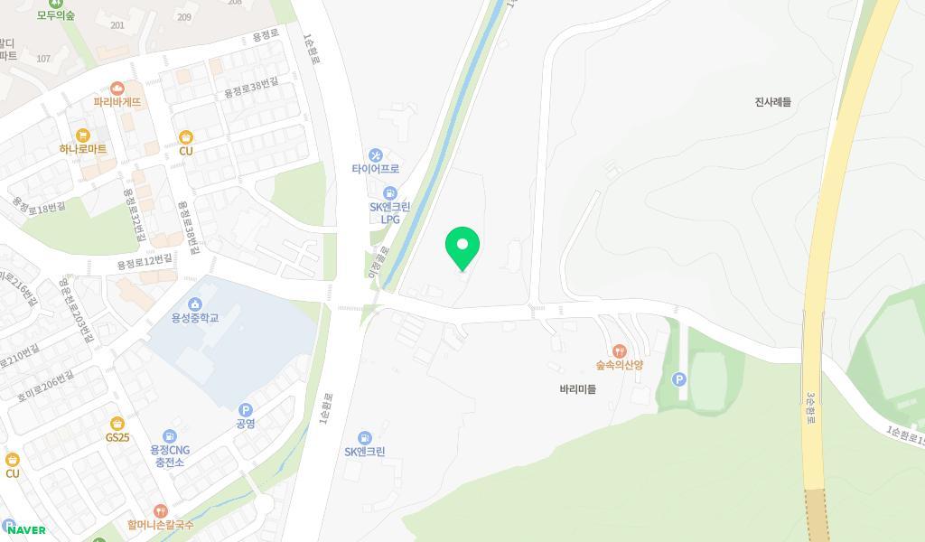 용정어린이집 위치 지도