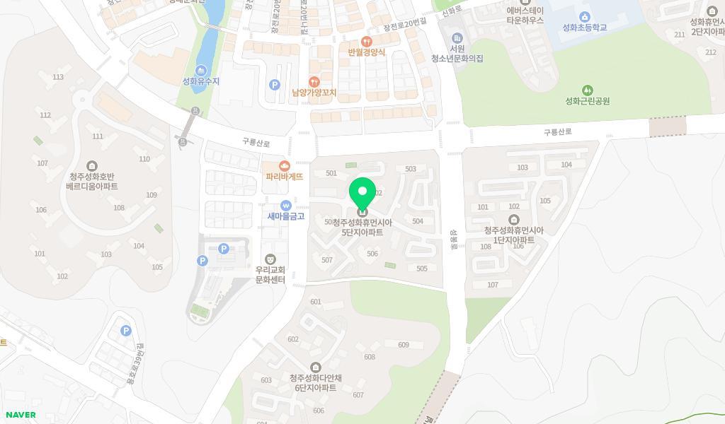 시립성화5 누리봄어린이집 위치 지도