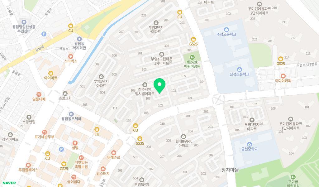 해담어린이집 위치 지도