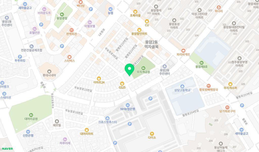 참어린이집 위치 지도