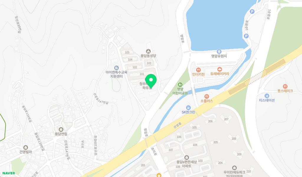 아이큰숲 어린이집 위치 지도