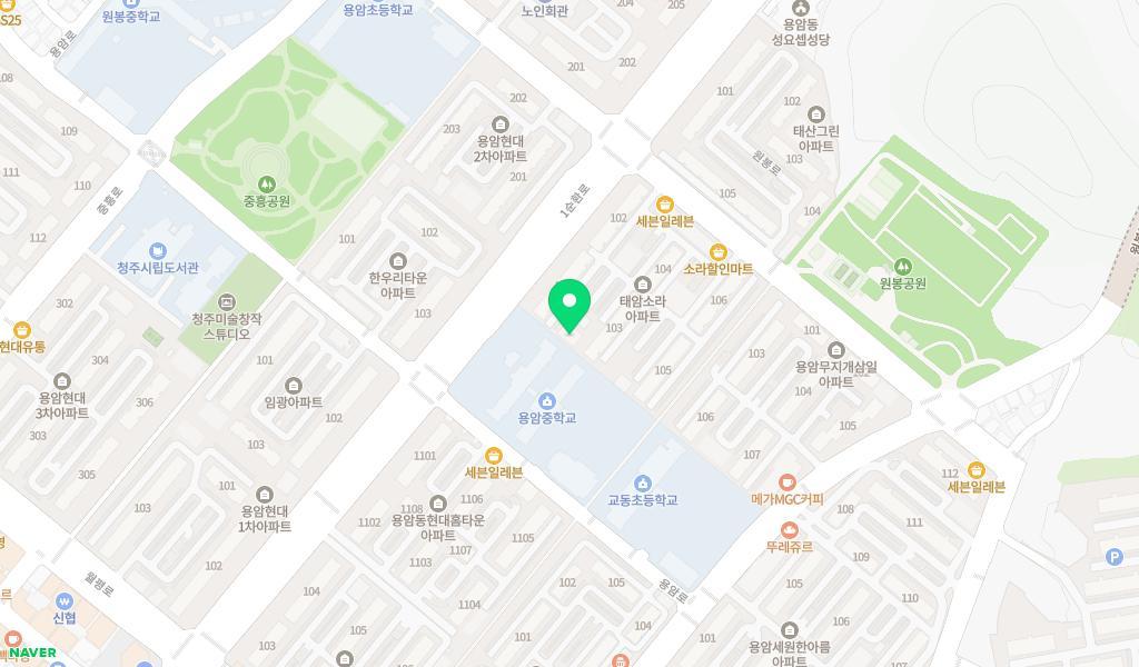 한흐름키즈스쿨어린이집 위치 지도