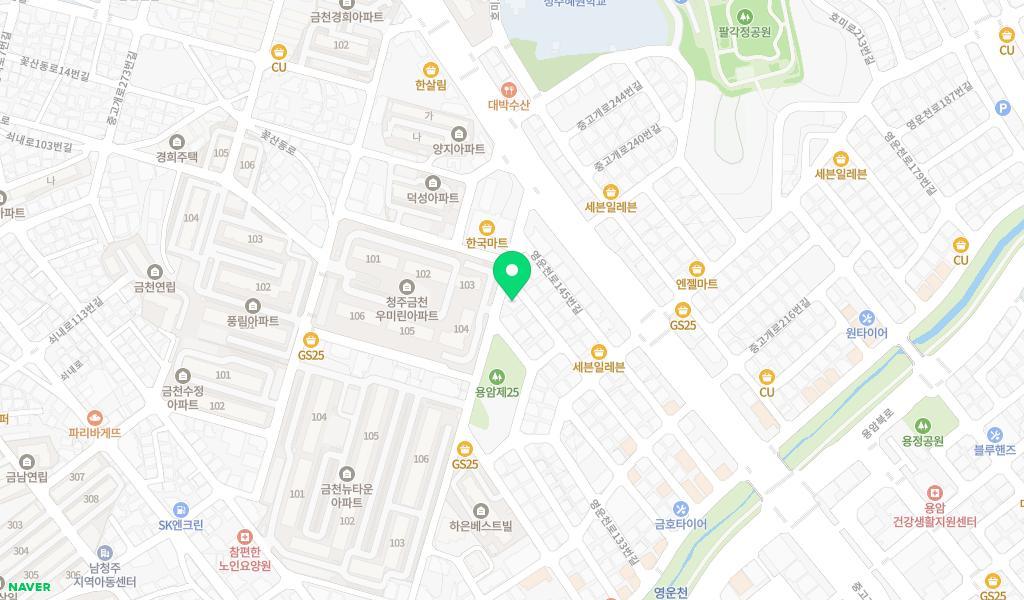 푸른어린이집 위치 지도