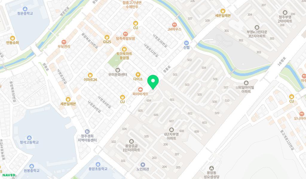 아기둥지어린이집 위치 지도