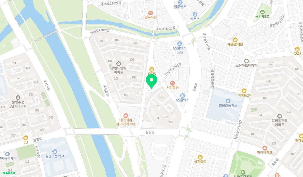 동심의나라어린이집 위치 지도