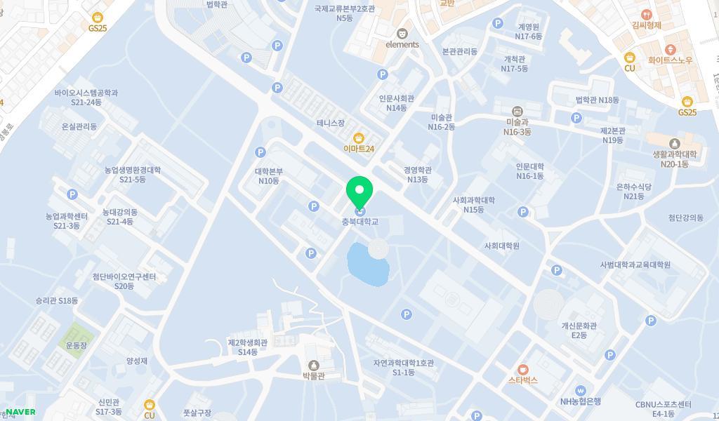 충북대학교병원사랑누리어린이집 위치 지도
