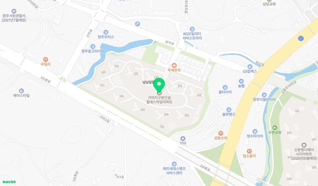 금잔디어린이집 위치 지도