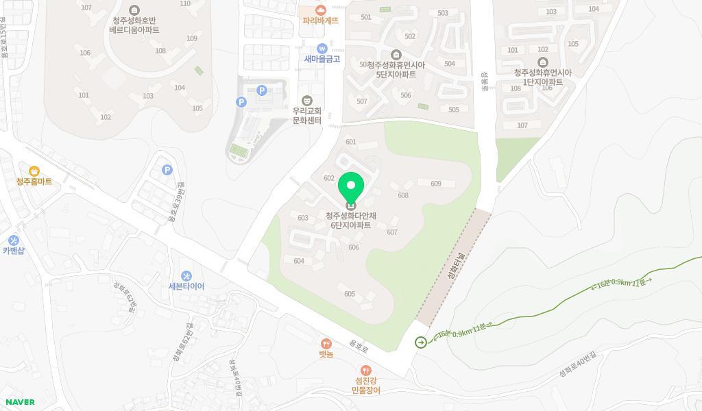 사랑채어린이집 위치 지도