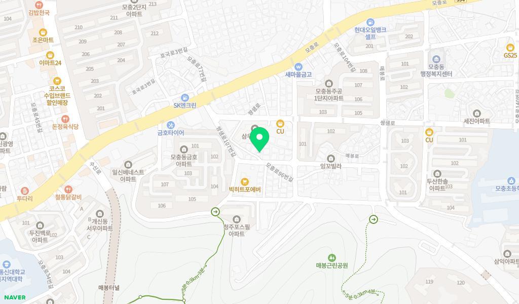 아이캔어린이집 위치 지도