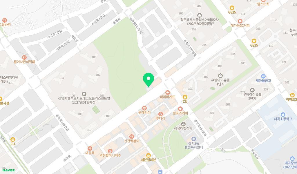 아이원어린이집 위치 지도
