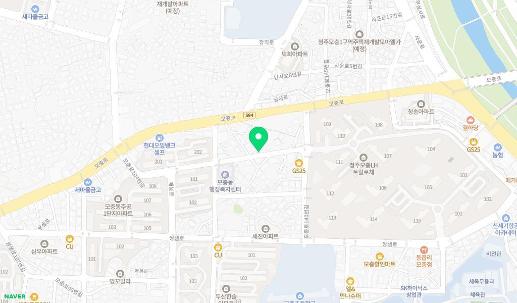 모충어린이집 위치 지도