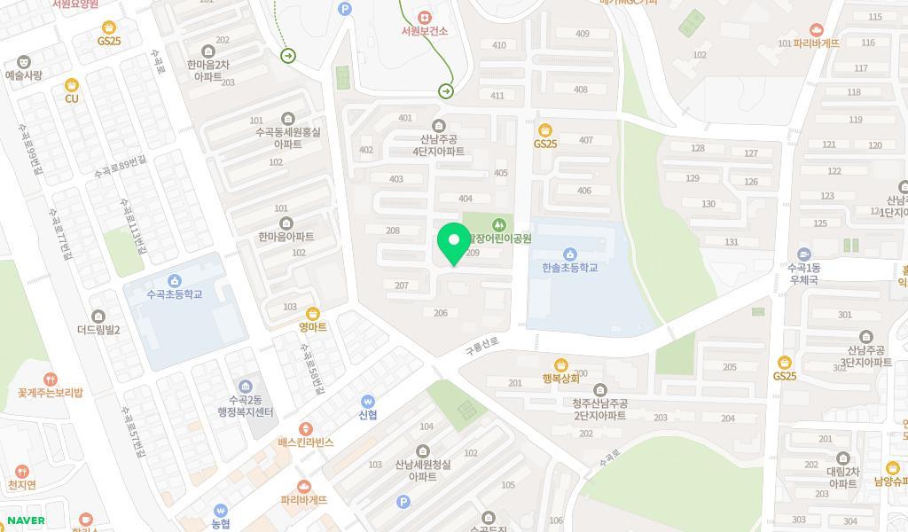 예쁜i어린이집 위치 지도