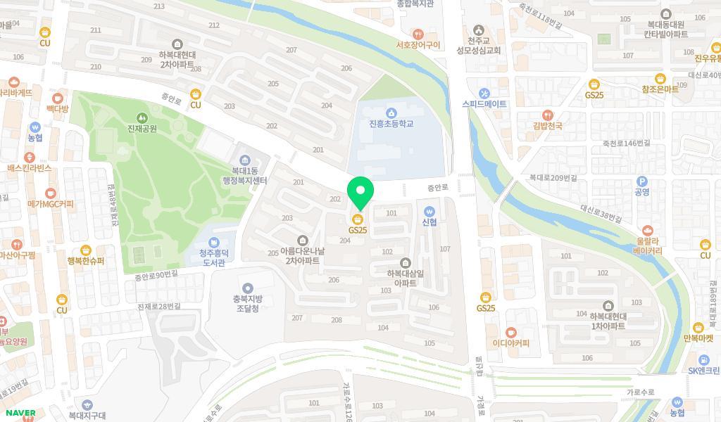 아기곰 어린이집 위치 지도