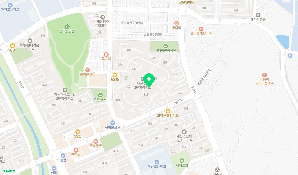 호야키즈어린이집 위치 지도