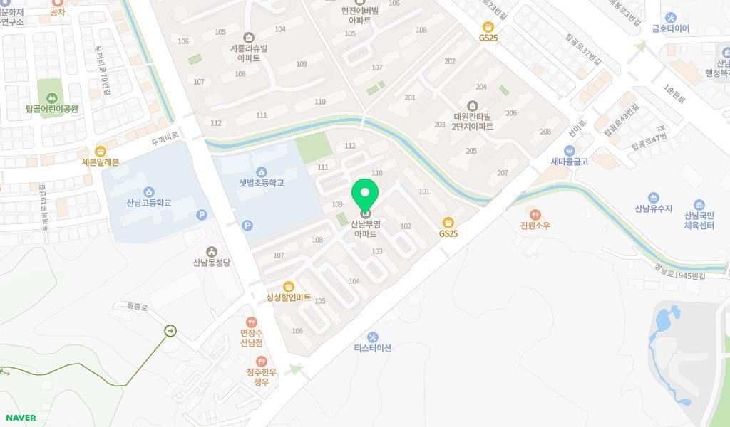 아이조움어린이집 위치 지도