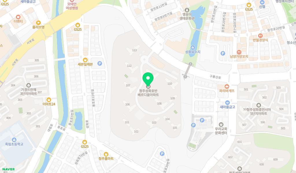 호반아이사랑어린이집 위치 지도