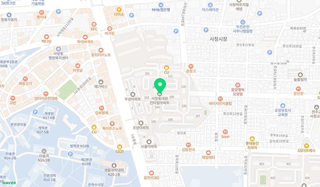 대원홍익어린이집 위치 지도