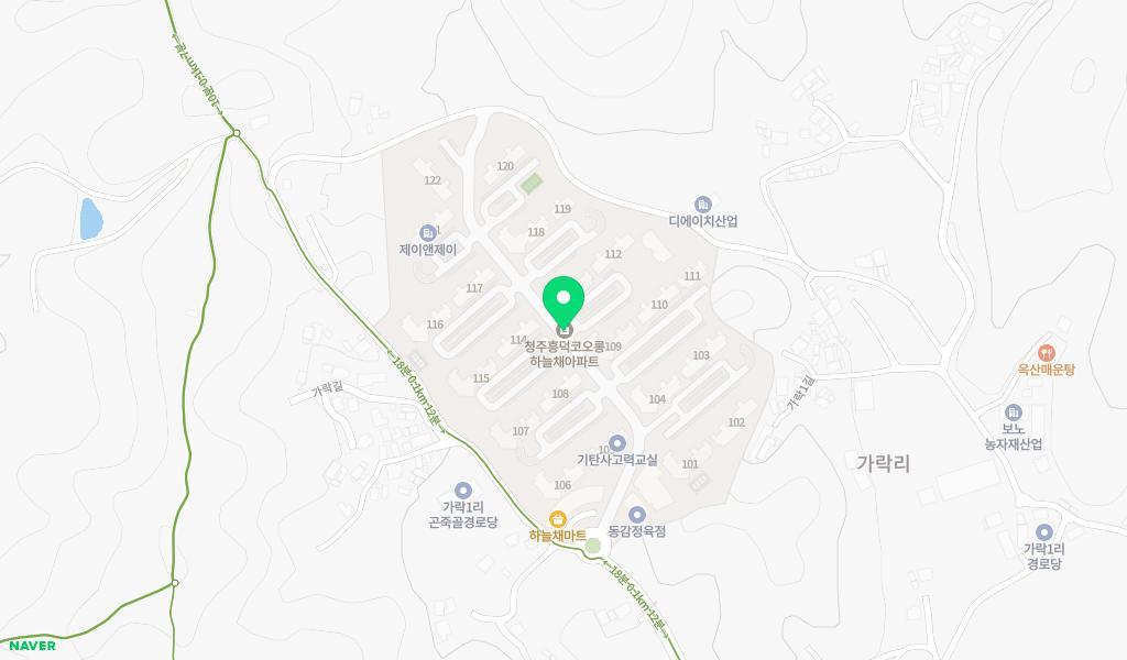 하늘채아이사랑어린이집 위치 지도