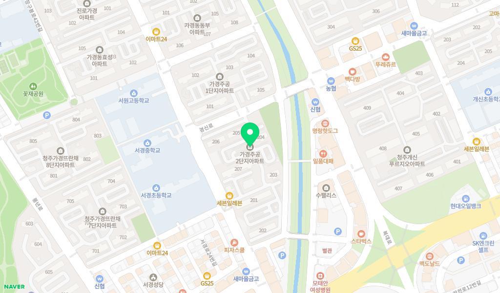 키즈멜로디어린이집 위치 지도