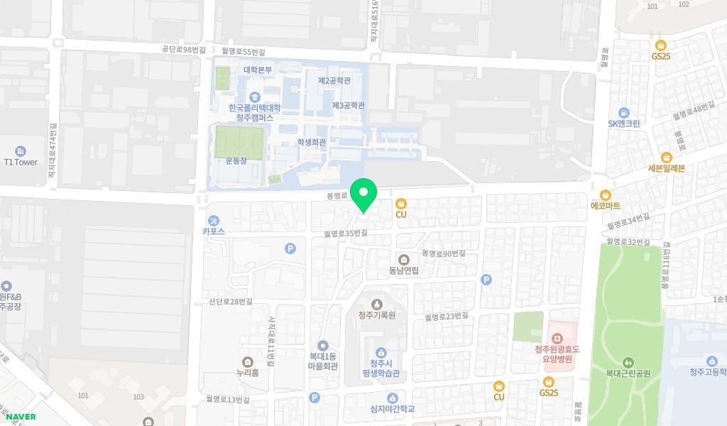 아이들세계어린이집 위치 지도