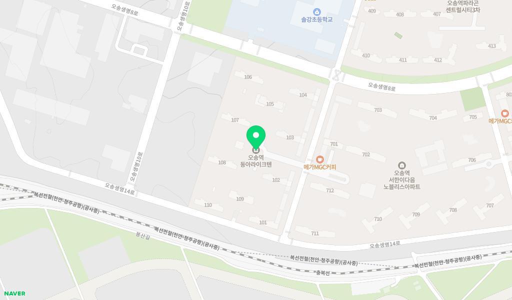 동아어린이집 위치 지도