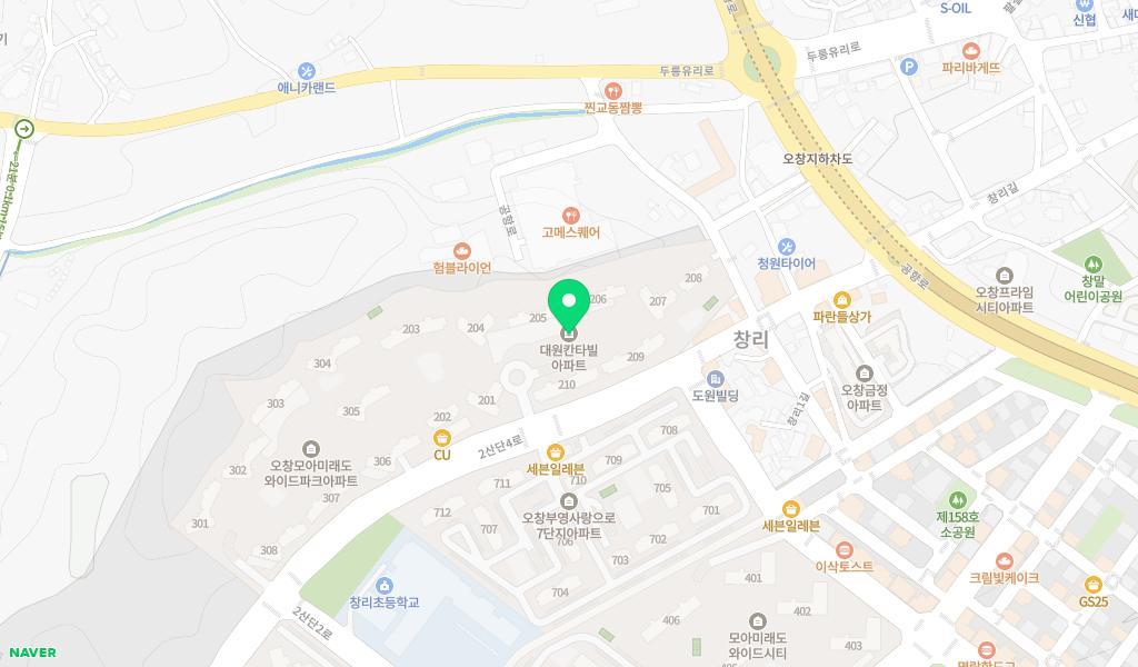 사랑둥이어린이집 위치 지도