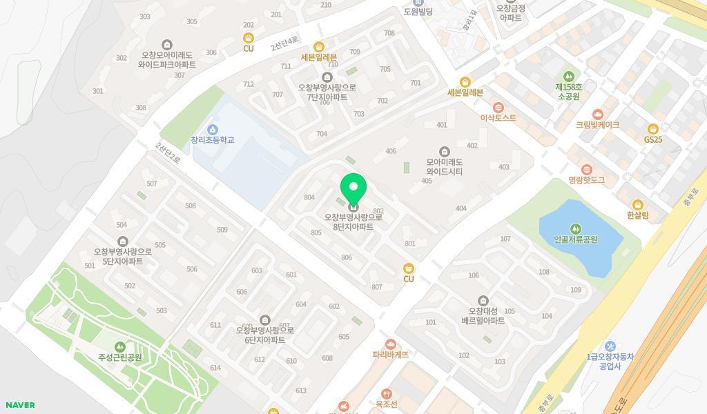 곰세마리어린이집 위치 지도