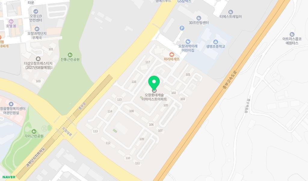 초록나무숲 어린이집 위치 지도
