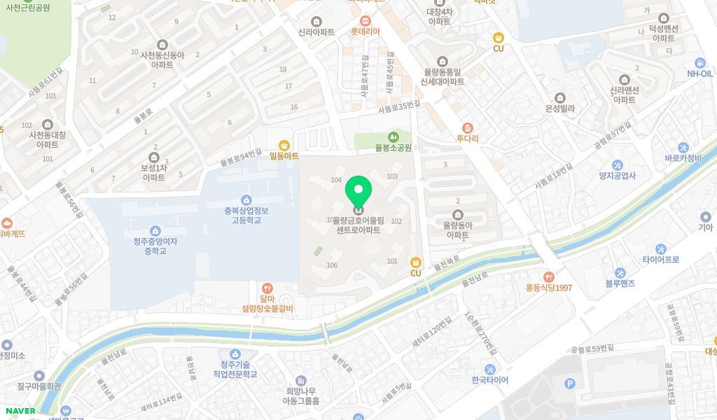 센트로키즈어린이집 위치 지도