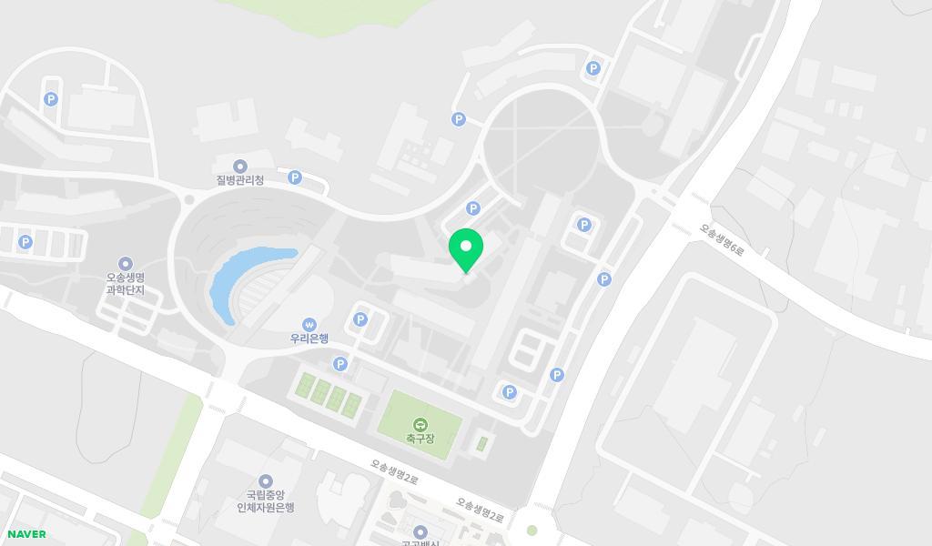 오송보건의료행정타운청사어린이집 위치 지도
