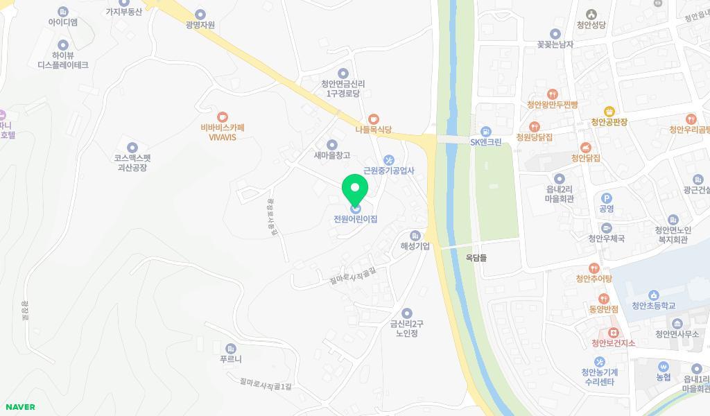 전원어린이집 위치 지도