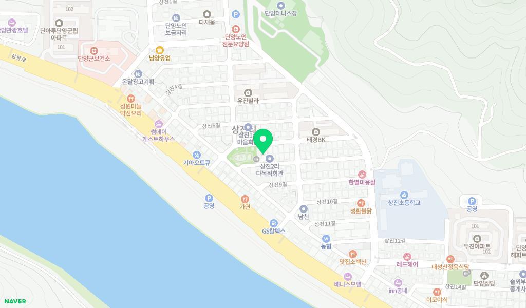 단양어린이집 위치 지도